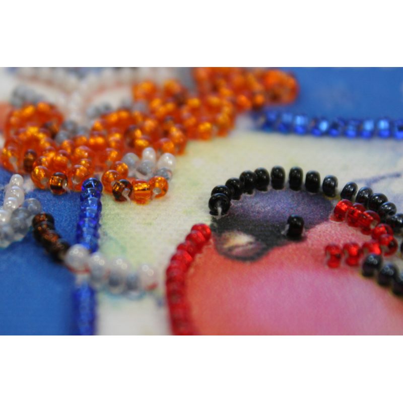Postcard Bead embroidery kit Happy New Year – 1