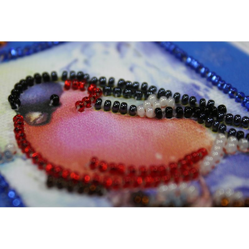 Postcard Bead embroidery kit Happy New Year – 1