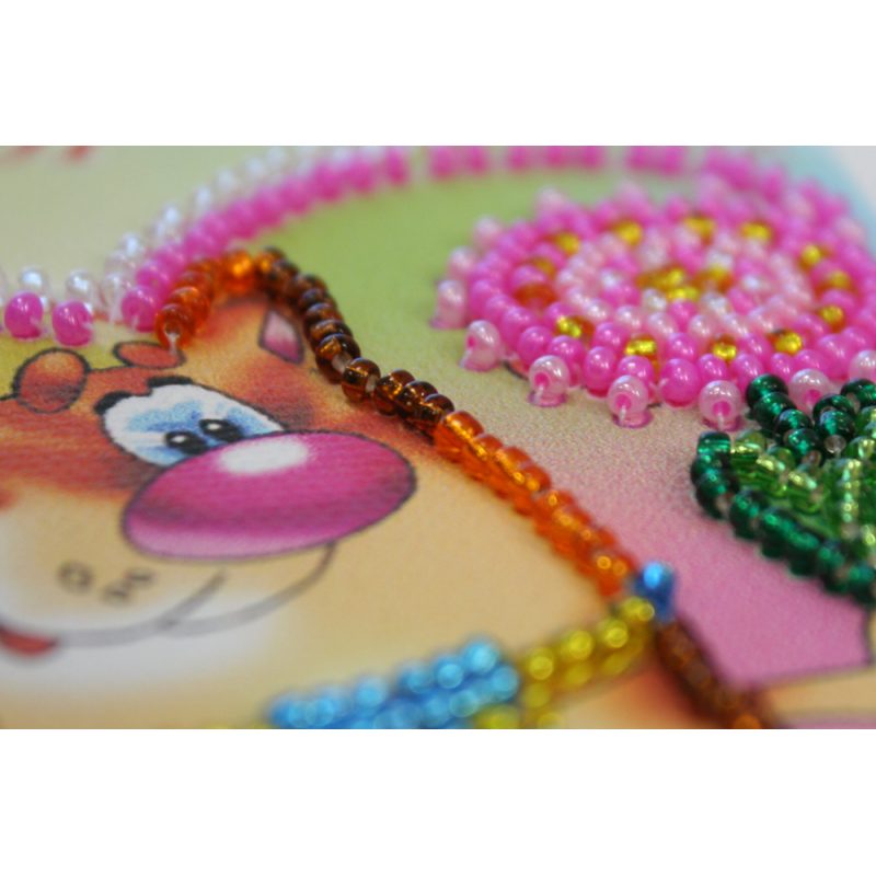 Postcard Bead embroidery kit Congratulations – 4