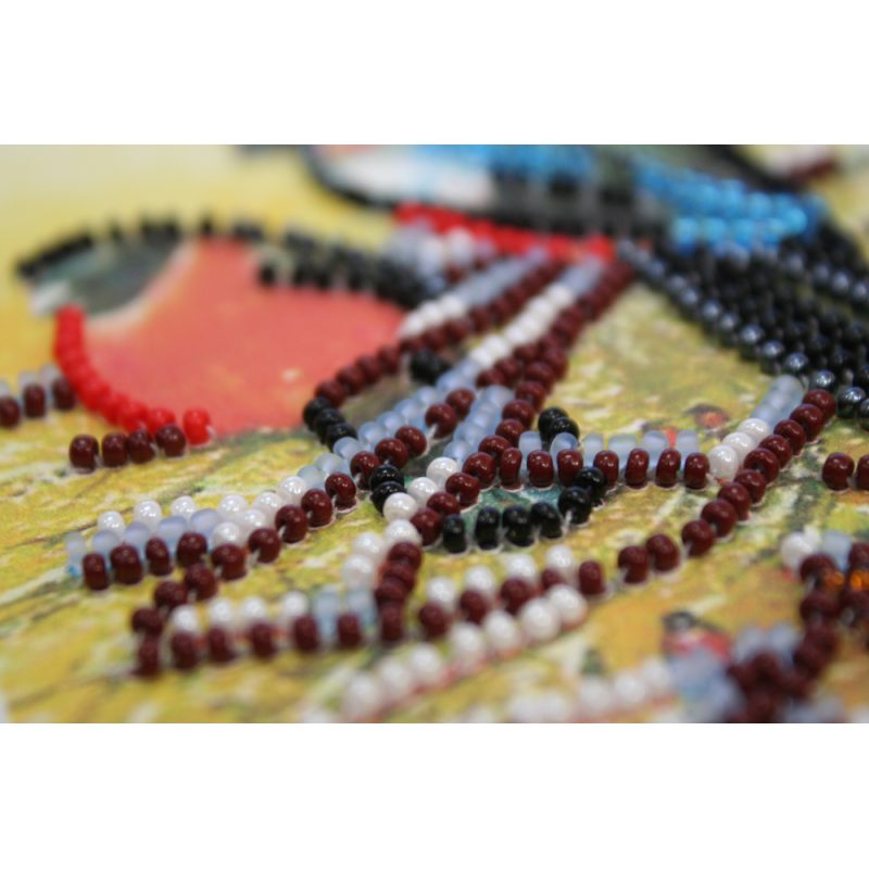 Postcard Bead embroidery kit Happy New Year – 2