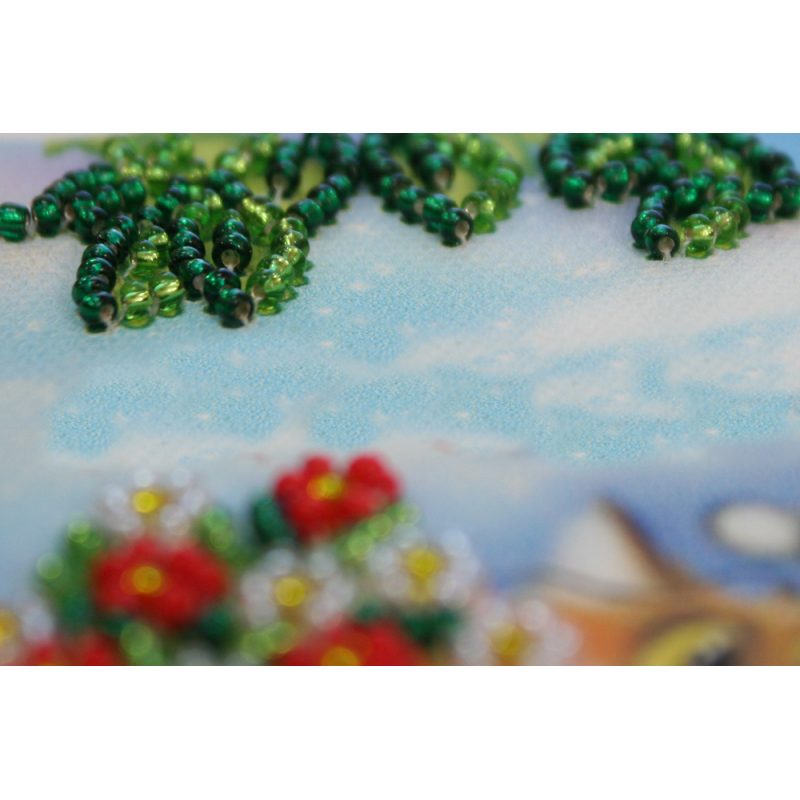 Postcard Bead embroidery kit Congratulations – 5