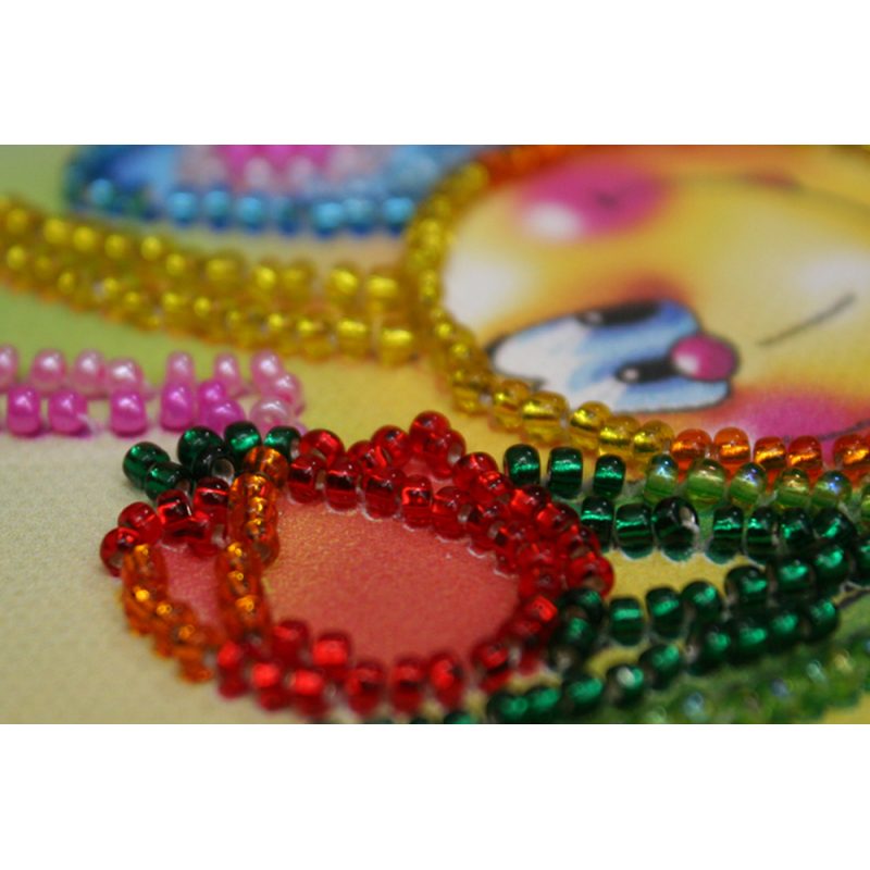 Postcard Bead embroidery kit Congratulations – 6