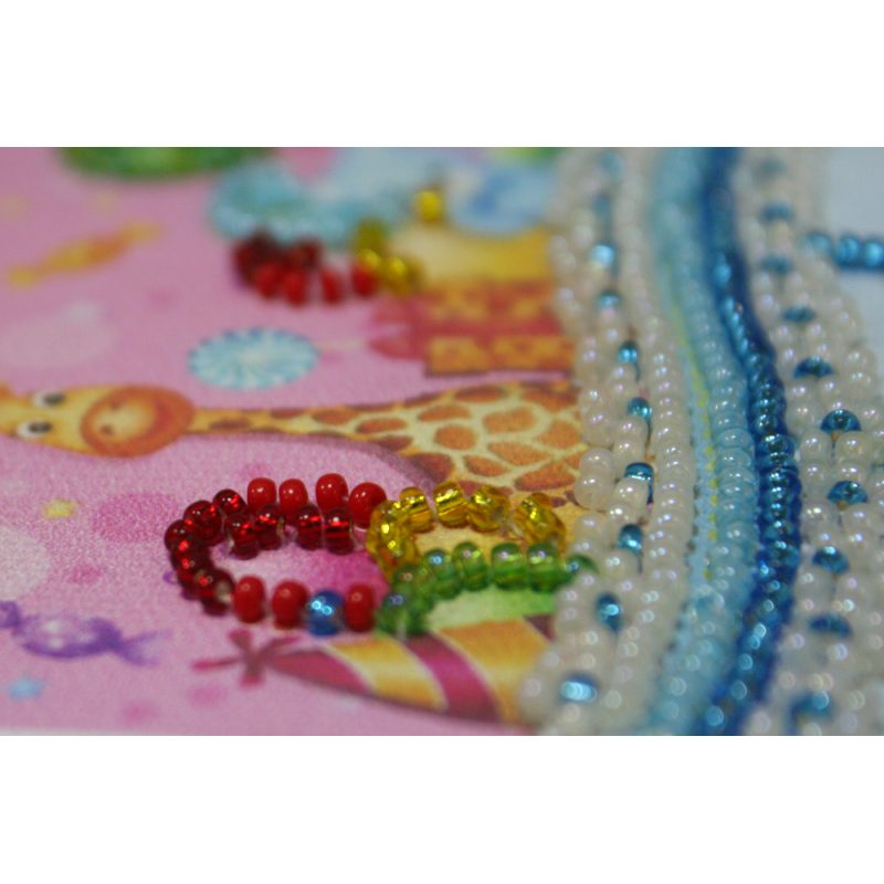 Postcard Bead embroidery kit Son's birthday – 1