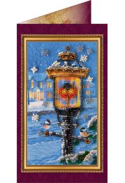 Postcard Bead embroidery kit Happy New Year – 3