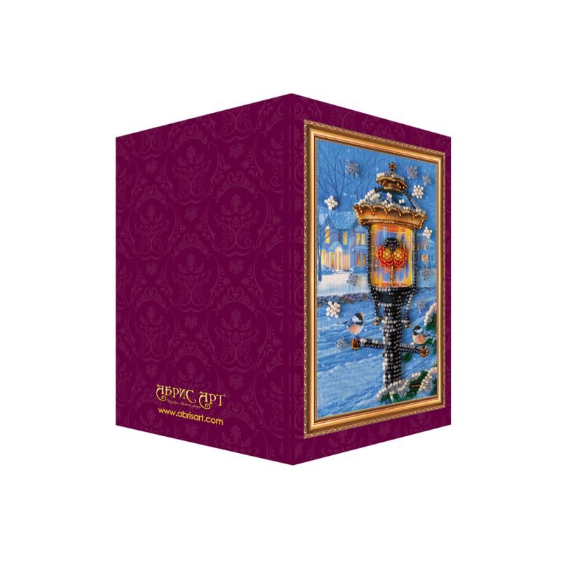 Postcard Bead embroidery kit Happy New Year – 3