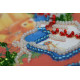 Postcard Bead embroidery kit Merry Christmas – 1