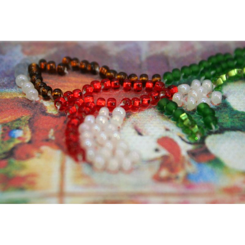 Postcard Bead embroidery kit Happy New Year – 5