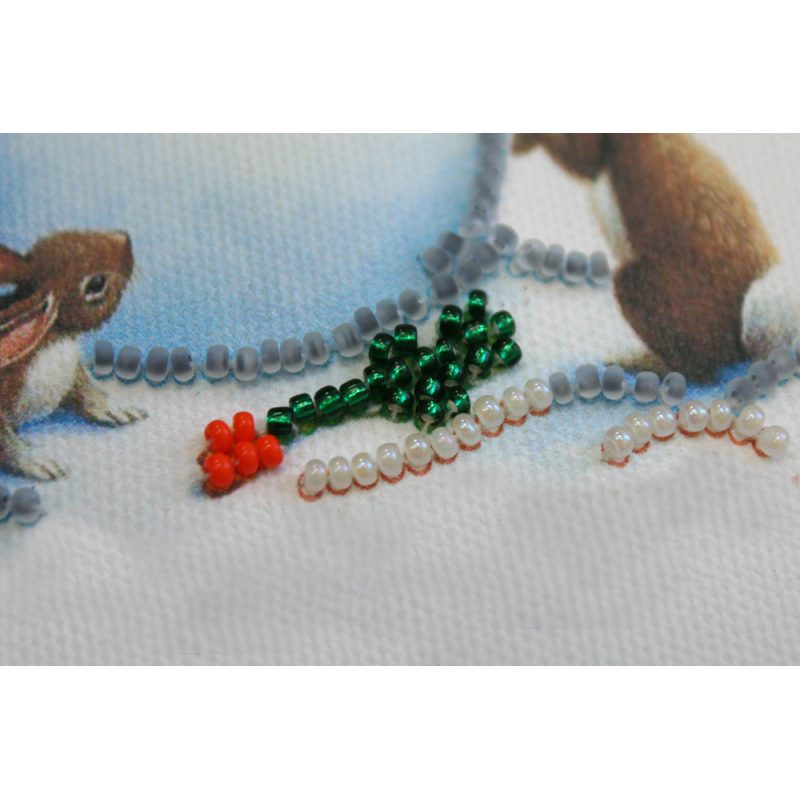 Postcard Bead embroidery kit Merry Christmas – 2