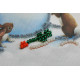 Postcard Bead embroidery kit Merry Christmas – 2