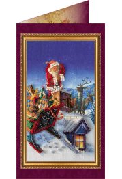 Postcard Bead embroidery kit Happy New Year – 6