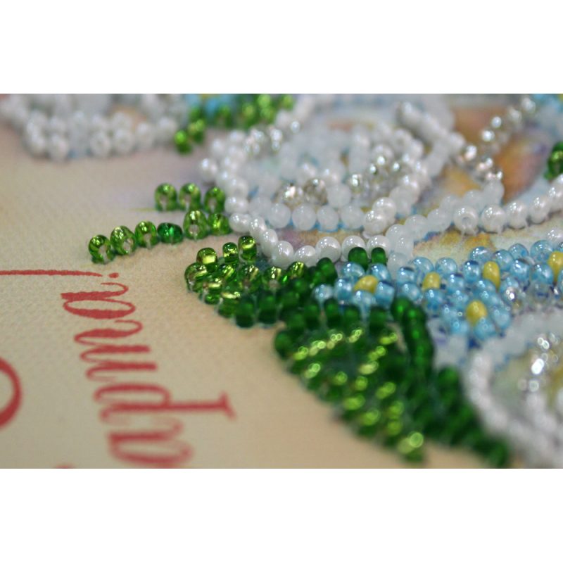 Postcard Bead embroidery kit Happy 8th of March (Women's Day) – 1