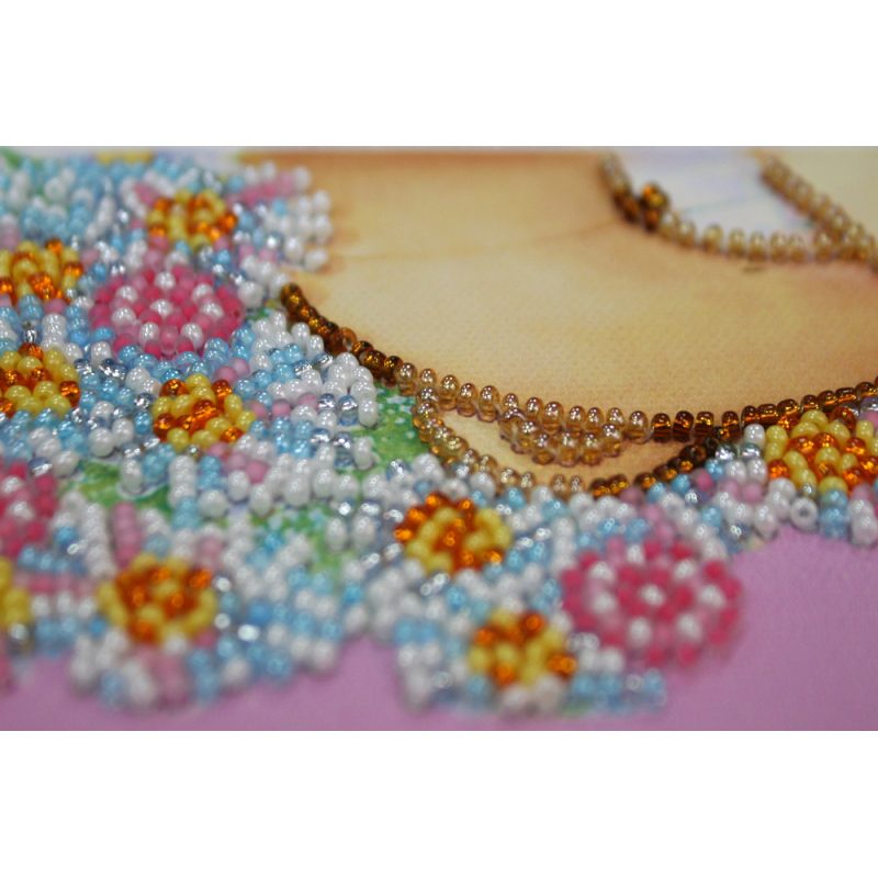 Postcard Bead embroidery kit Happy 8th of March (Women's Day) – 2