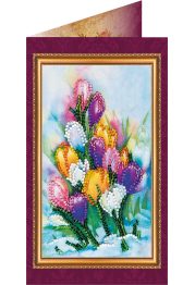 Postcard Bead embroidery kit Happy 8th of March (Women's Day) – 3