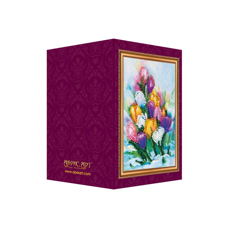 Postcard Bead embroidery kit Happy 8th of March (Women's Day) – 3