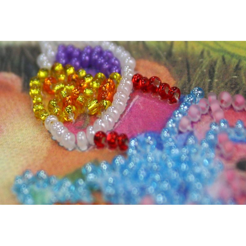 Postcard Bead embroidery kit Congratulations – 8