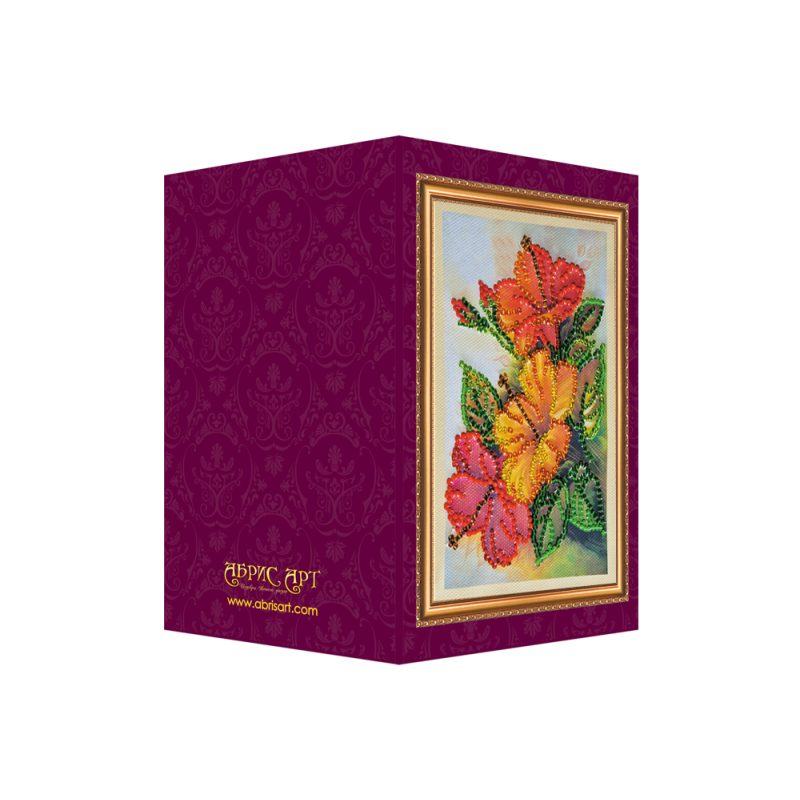 Postcard Bead embroidery kit Happy 8th of March (Women's Day) – 7