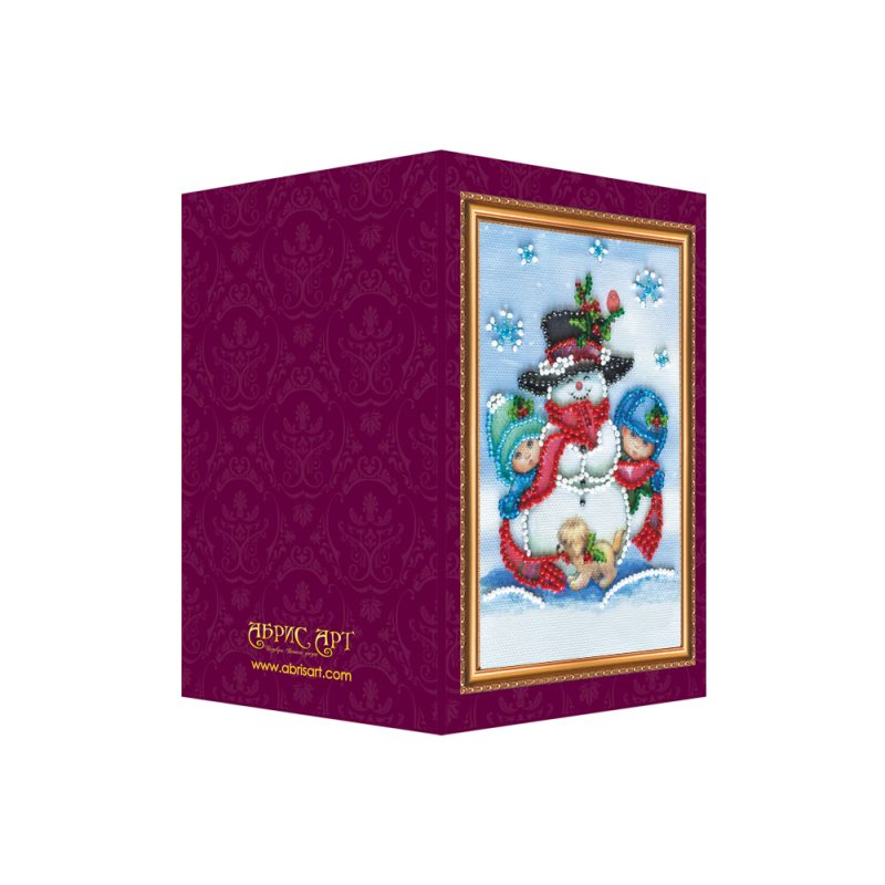 Postcard Bead embroidery kit Happy New Year – 8