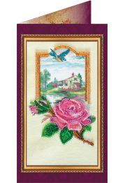 Postcard Bead embroidery kit Congratulations – 10