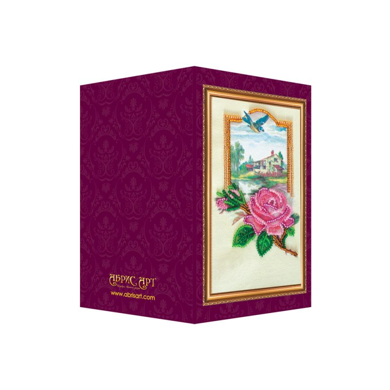 Postcard Bead embroidery kit Congratulations – 10