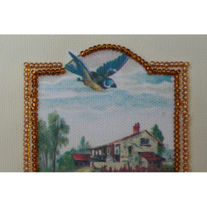 Postcard Bead embroidery kit Congratulations – 10