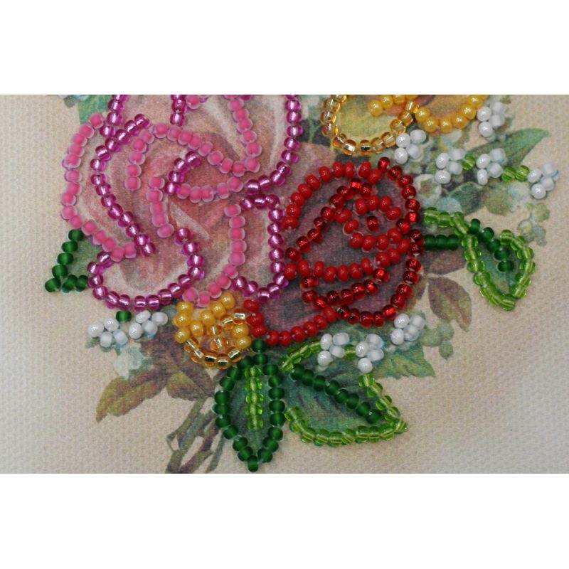 Postcard Bead embroidery kit Congratulations – 11