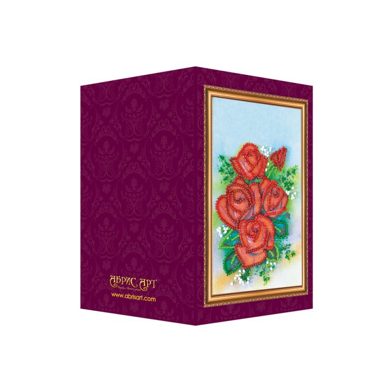 Postcard Bead embroidery kit Congratulations – 12