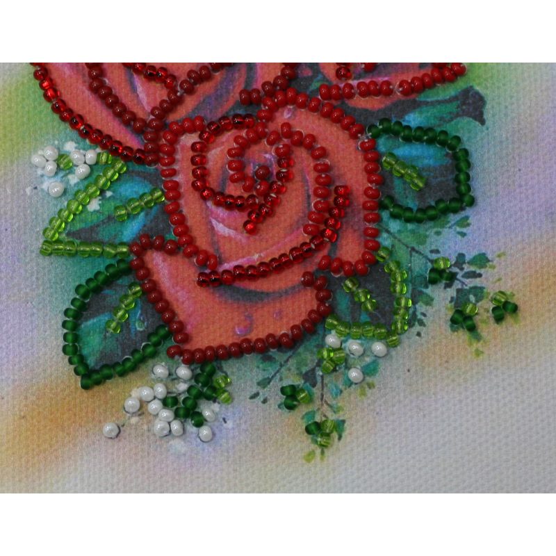 Postcard Bead embroidery kit Congratulations – 12