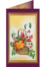 Postcard Bead embroidery kit Congratulations – 13