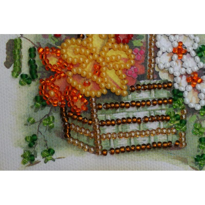 Postcard Bead embroidery kit Congratulations – 13