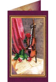 Postcard Bead embroidery kit Congratulations – 16
