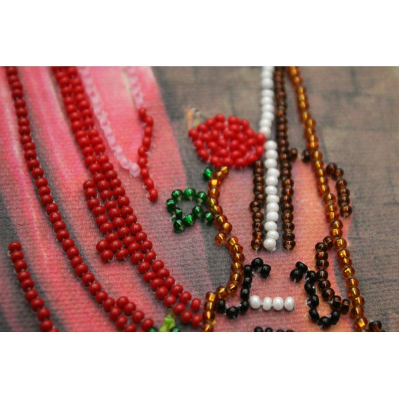 Postcard Bead embroidery kit Congratulations – 16