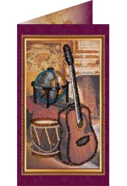 Postcard Bead embroidery kit Congratulations – 18