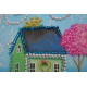 Postcard Bead embroidery kit Happy housewarming – 1