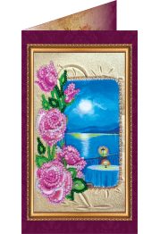 Postcard Bead embroidery kit South night – 1