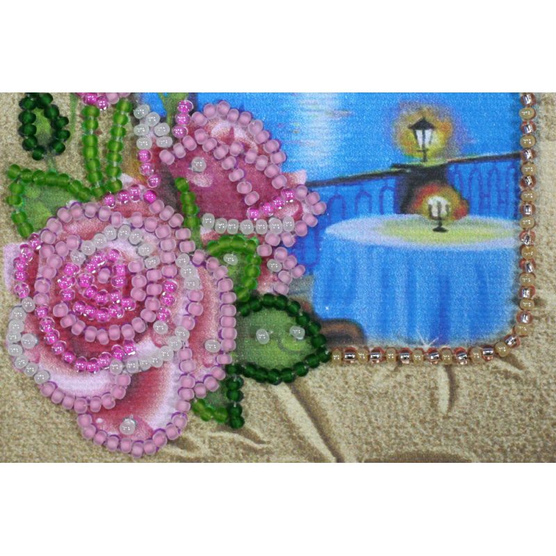 Postcard Bead embroidery kit South night – 1