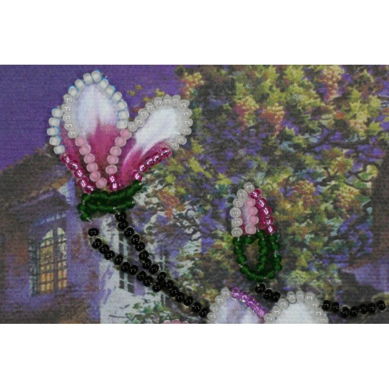 Postcard Bead embroidery kit South night – 3