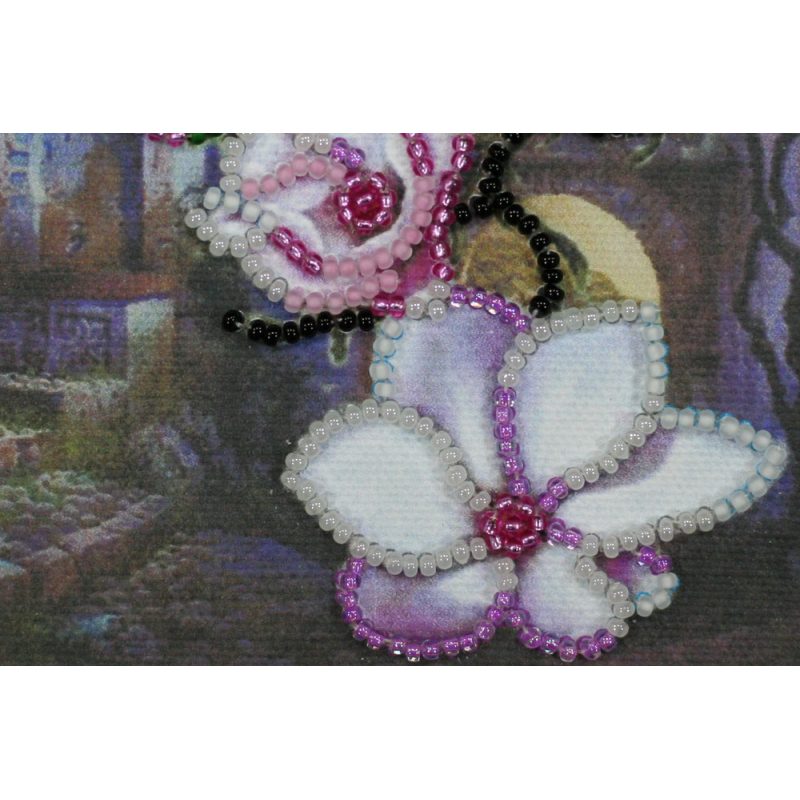 Postcard Bead embroidery kit South night – 3