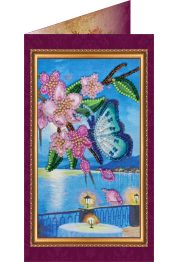 Postcard Bead embroidery kit South night – 4