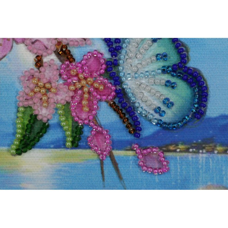 Postcard Bead embroidery kit South night – 4