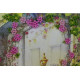 Postcard Bead embroidery kit Best wishes