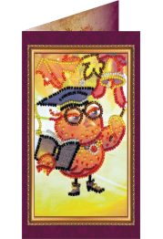 Postcard Bead embroidery kit Best teacher – 1