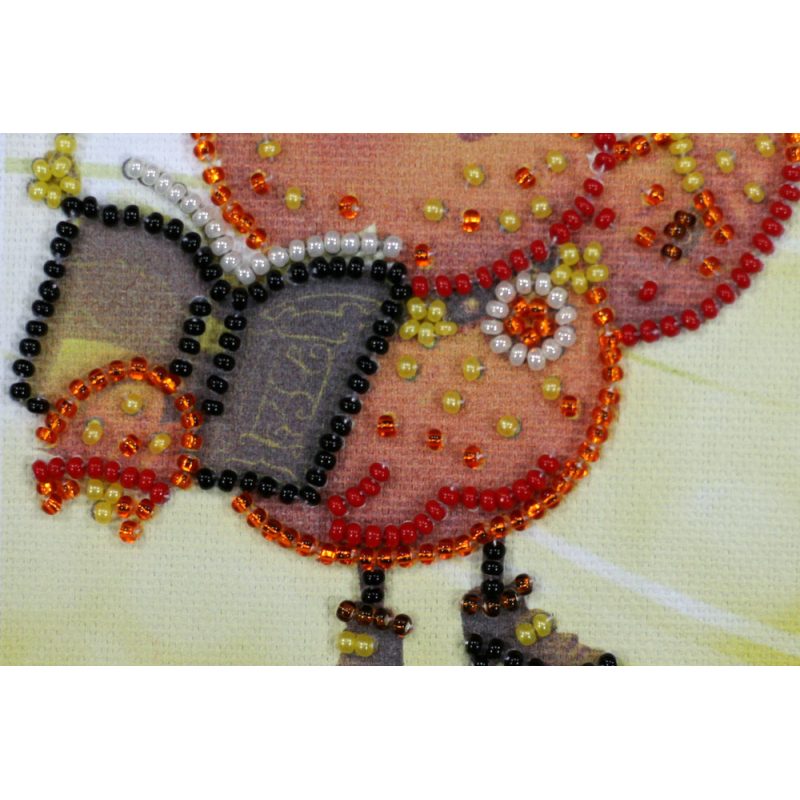Postcard Bead embroidery kit Best teacher – 1