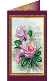 Postcard Bead embroidery kit Happy Anniversary – 1
