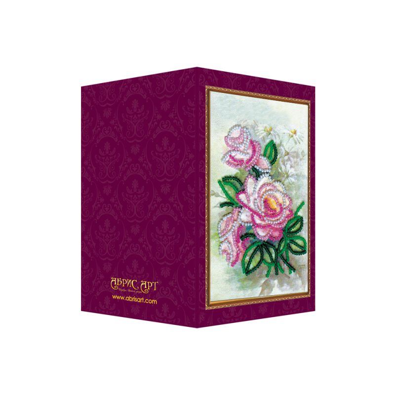 Postcard Bead embroidery kit Happy Anniversary – 1