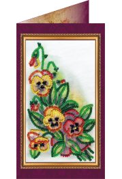 Postcard Bead embroidery kit Happy Anniversary – 2