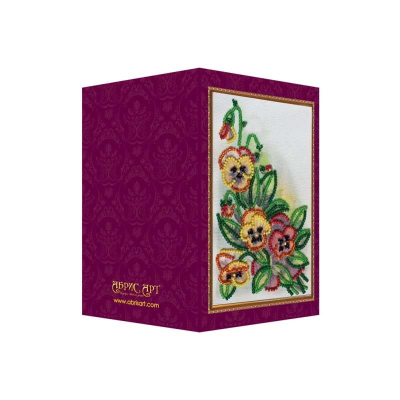 Postcard Bead embroidery kit Happy Anniversary – 2