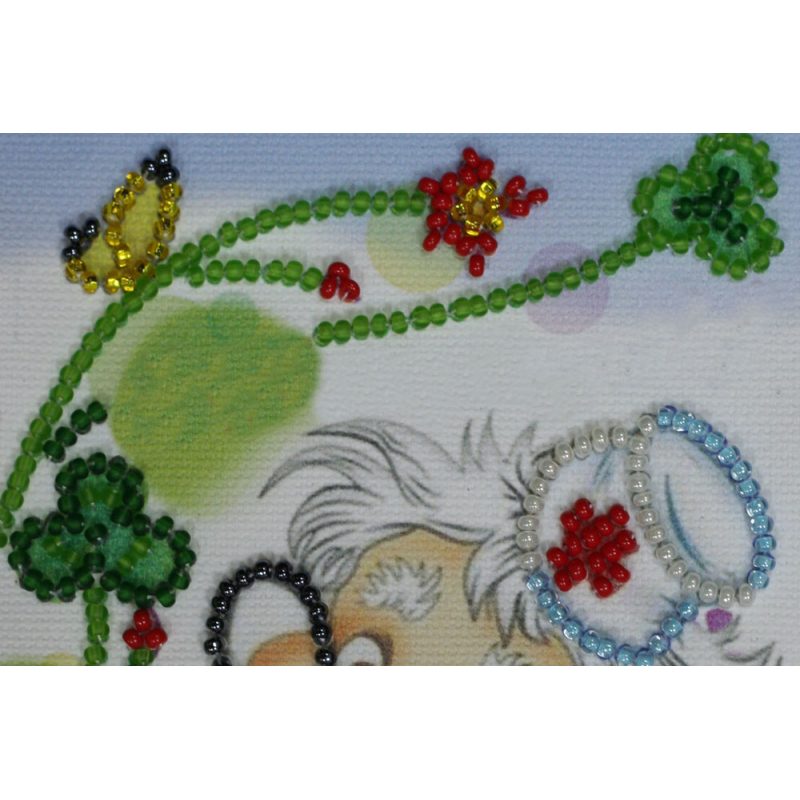 Postcard Bead embroidery kit Best doctor – 1