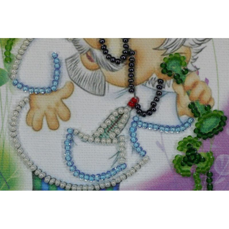 Postcard Bead embroidery kit Best doctor – 1