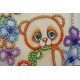 Postcard bead embroidery kits Teddy bear - 2