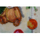 Postcard bead embroidery kits Teddy bear - 4